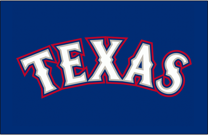 Texas Rangers 2009-2019 Batting Practice Logo iron on paper